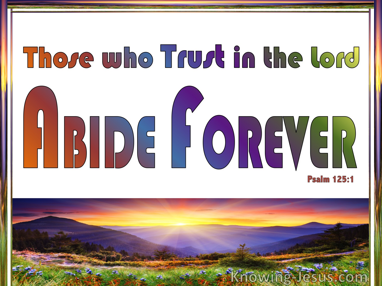 Psalm 125 Niv Book Summary Review MohamadHuthaifa
